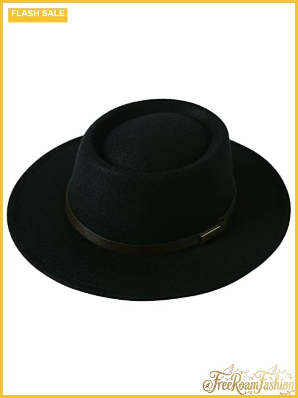 Wool Blend Wide Brim Fedora Hat Vintage Panama Jazz Style